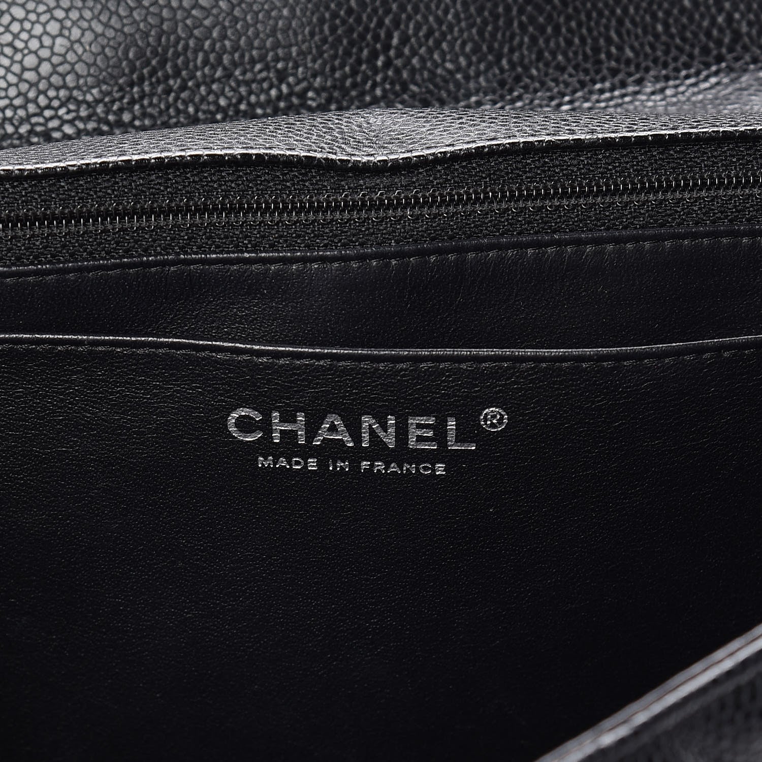 Chanel Caviar Quilted Jumbo Single Flap Black 6 of 23