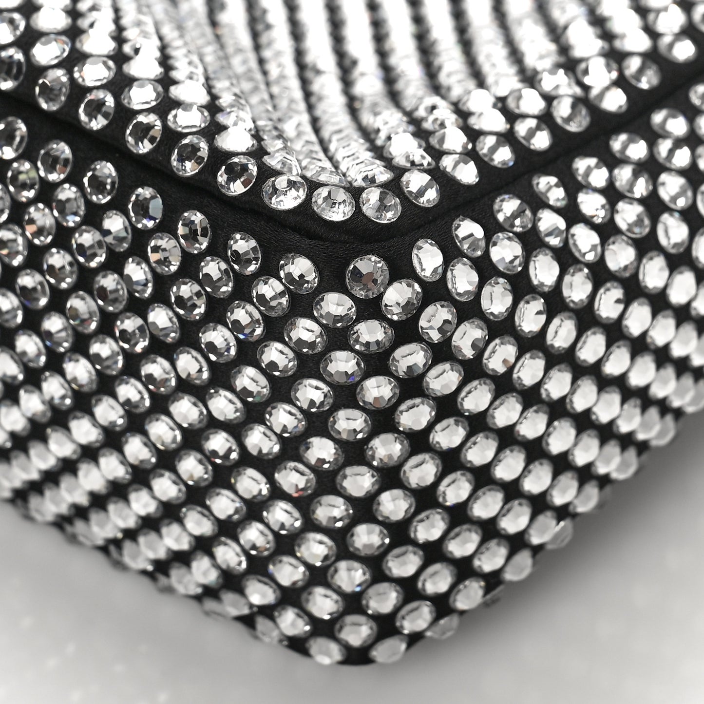 Satin Crystal Mini Re-Edition 2000 Bag Cristal