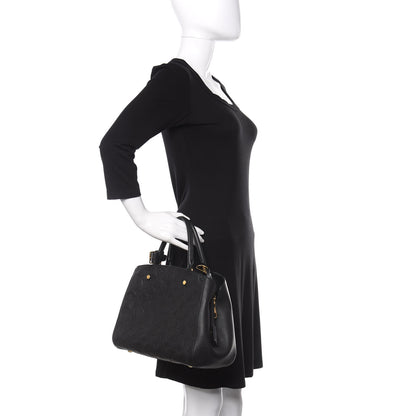 Louis Vuitton Empreinte Montaigne MM Black 3 of 15