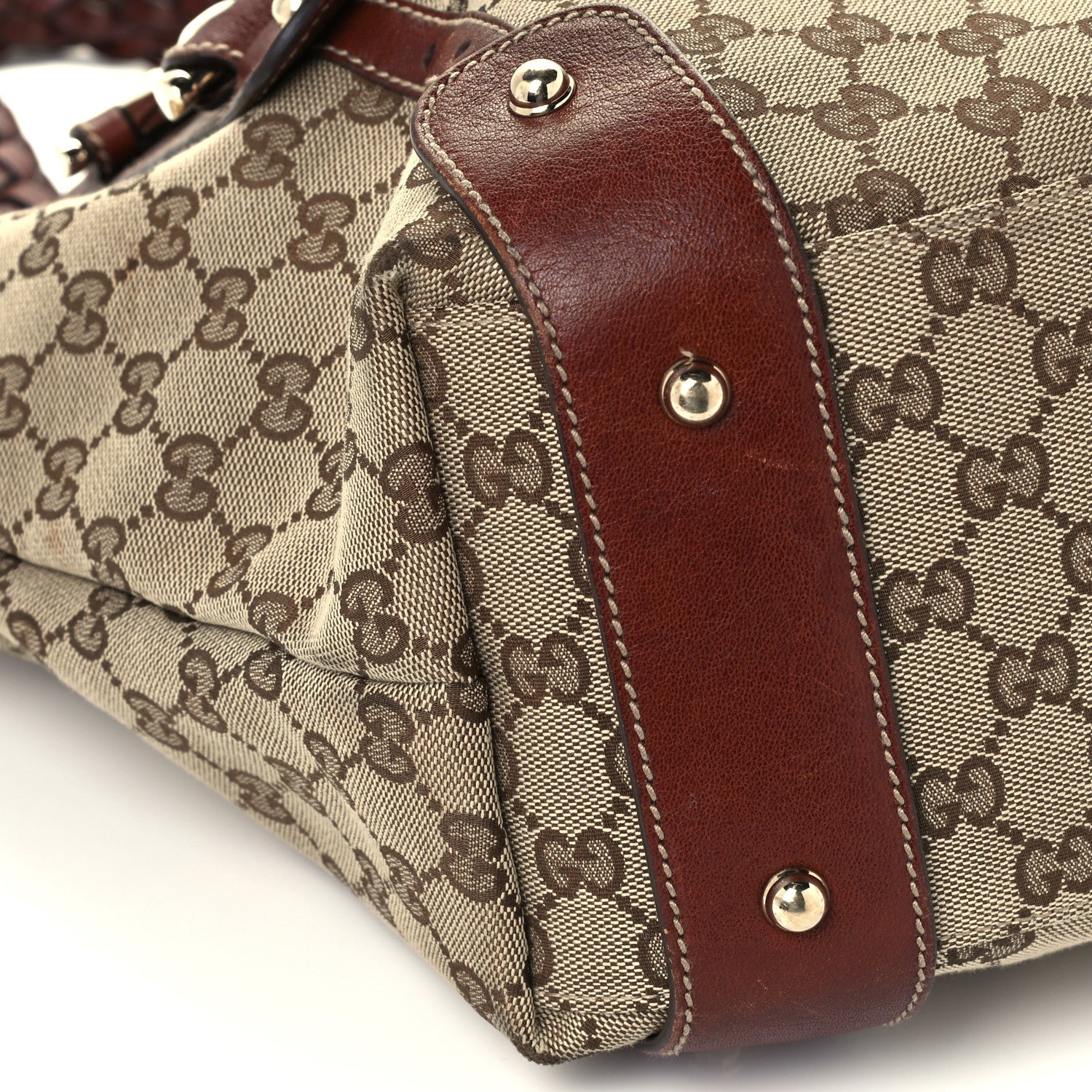 Gucci Monogram Medium Pelham Shoulder Bag Brown 9 of 12