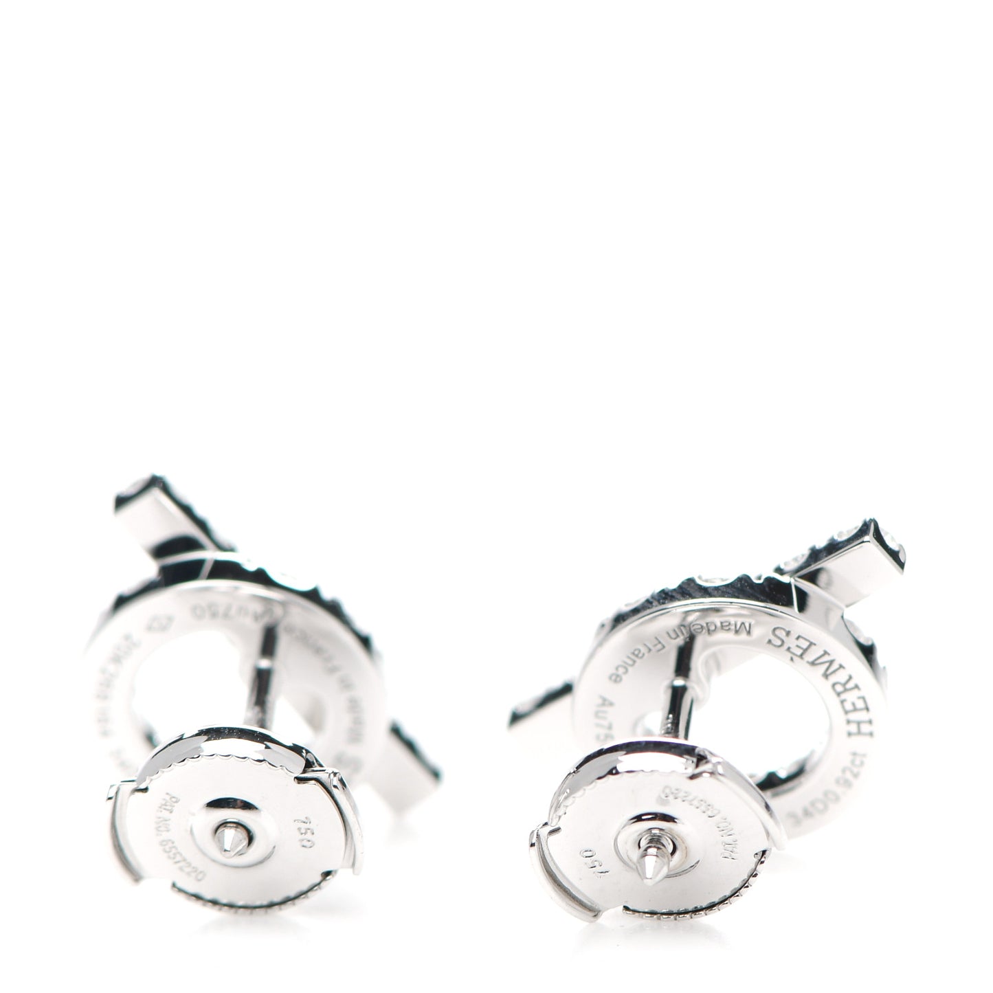 18K White Gold Diamond Finesse Earrings