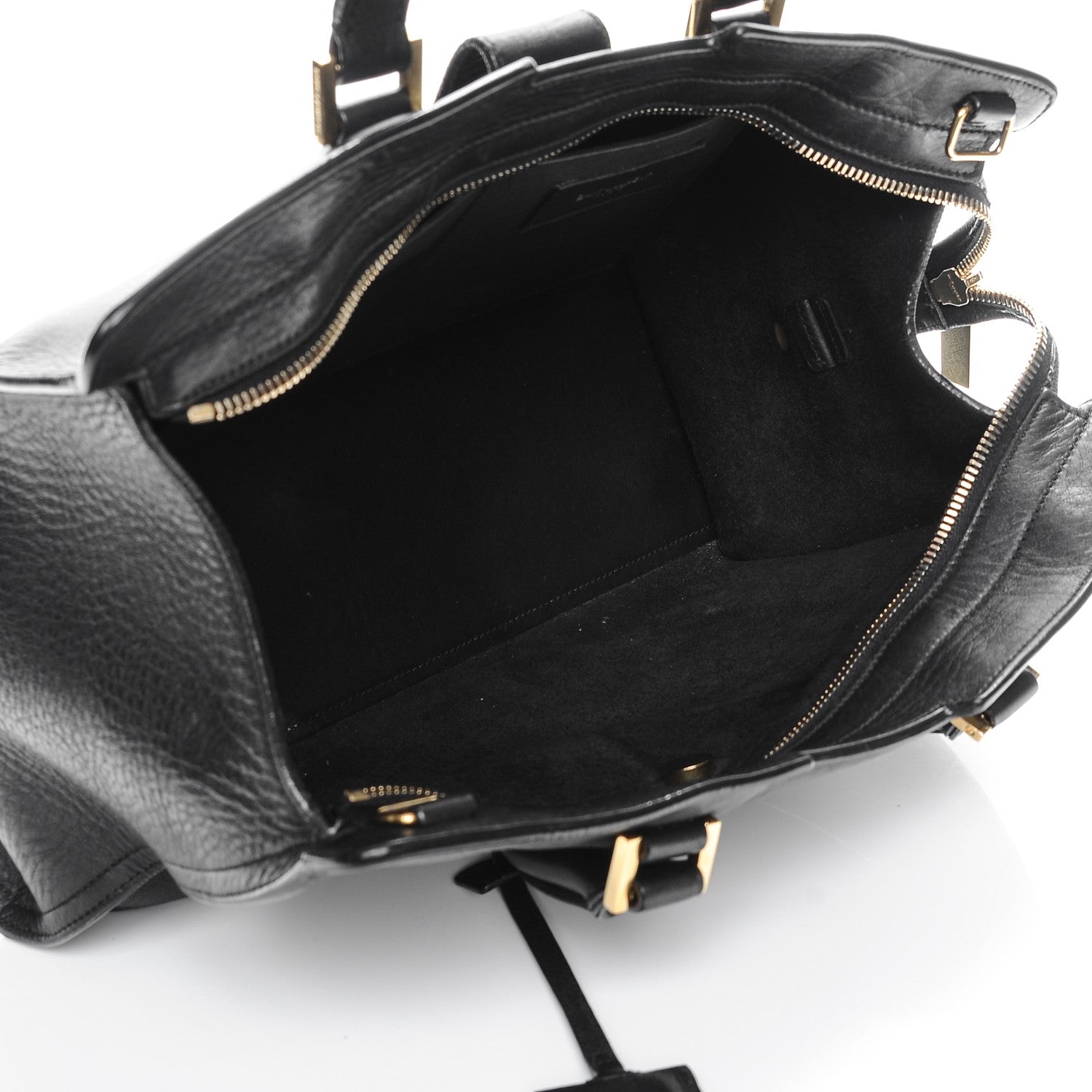 Saint Laurent Calfskin Small Classic Y Cabas Black 5 of 9