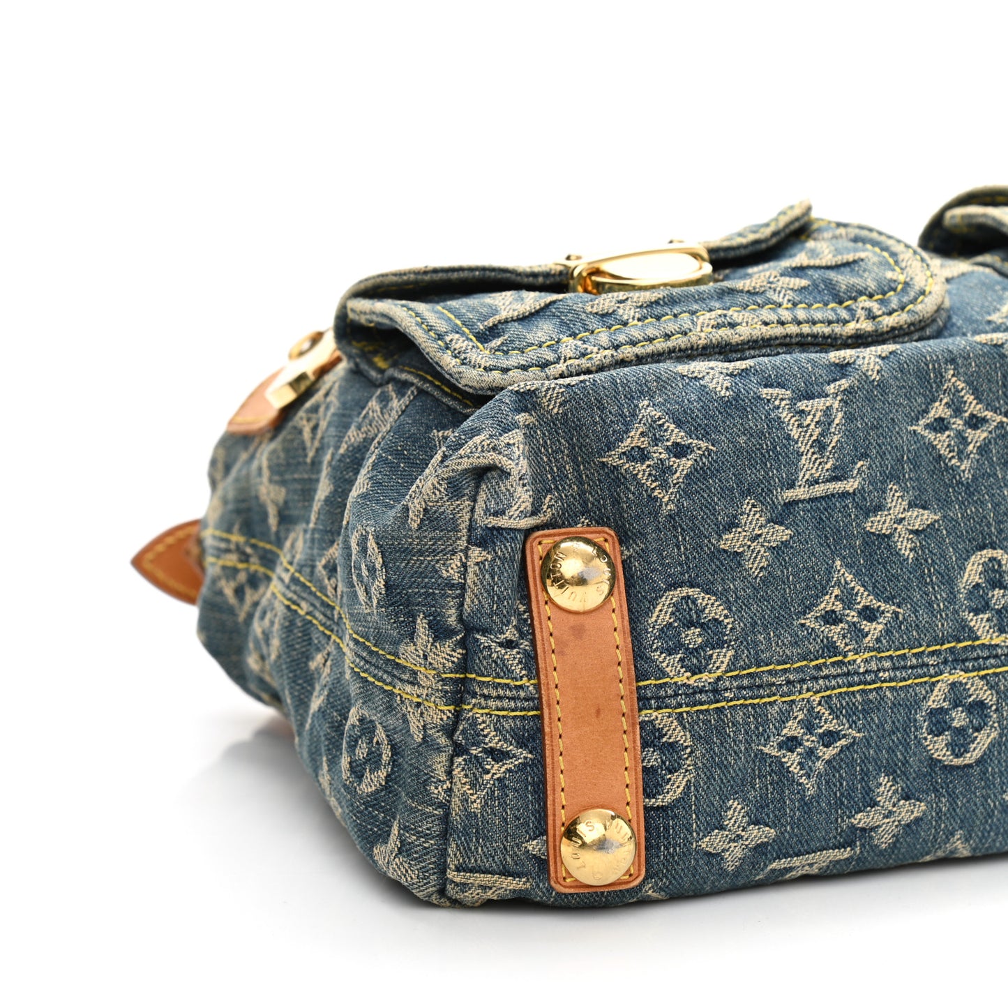 Monogram Denim Baggy PM Blue