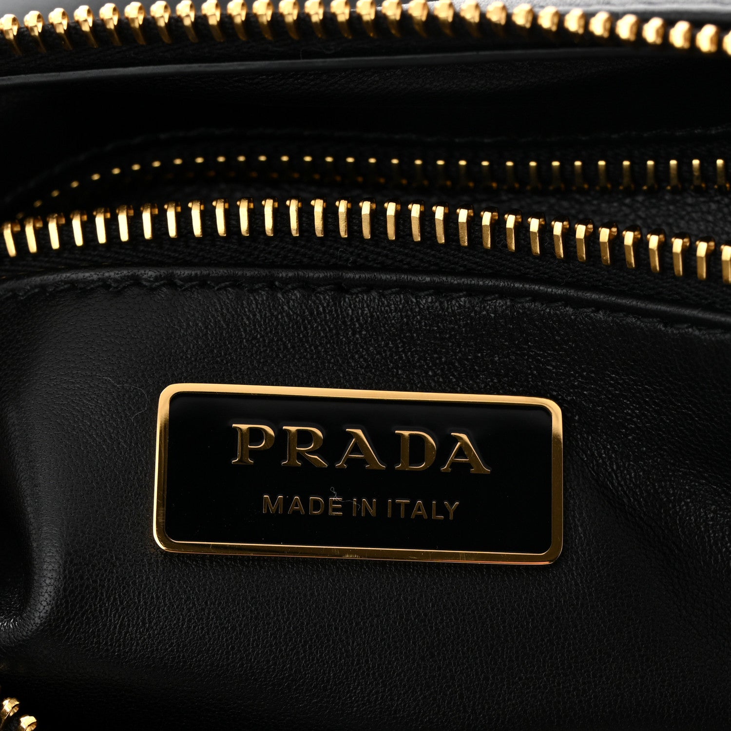 Prada Soft Calfskin Large Aimée Shoulder Bag Black 6 of 10