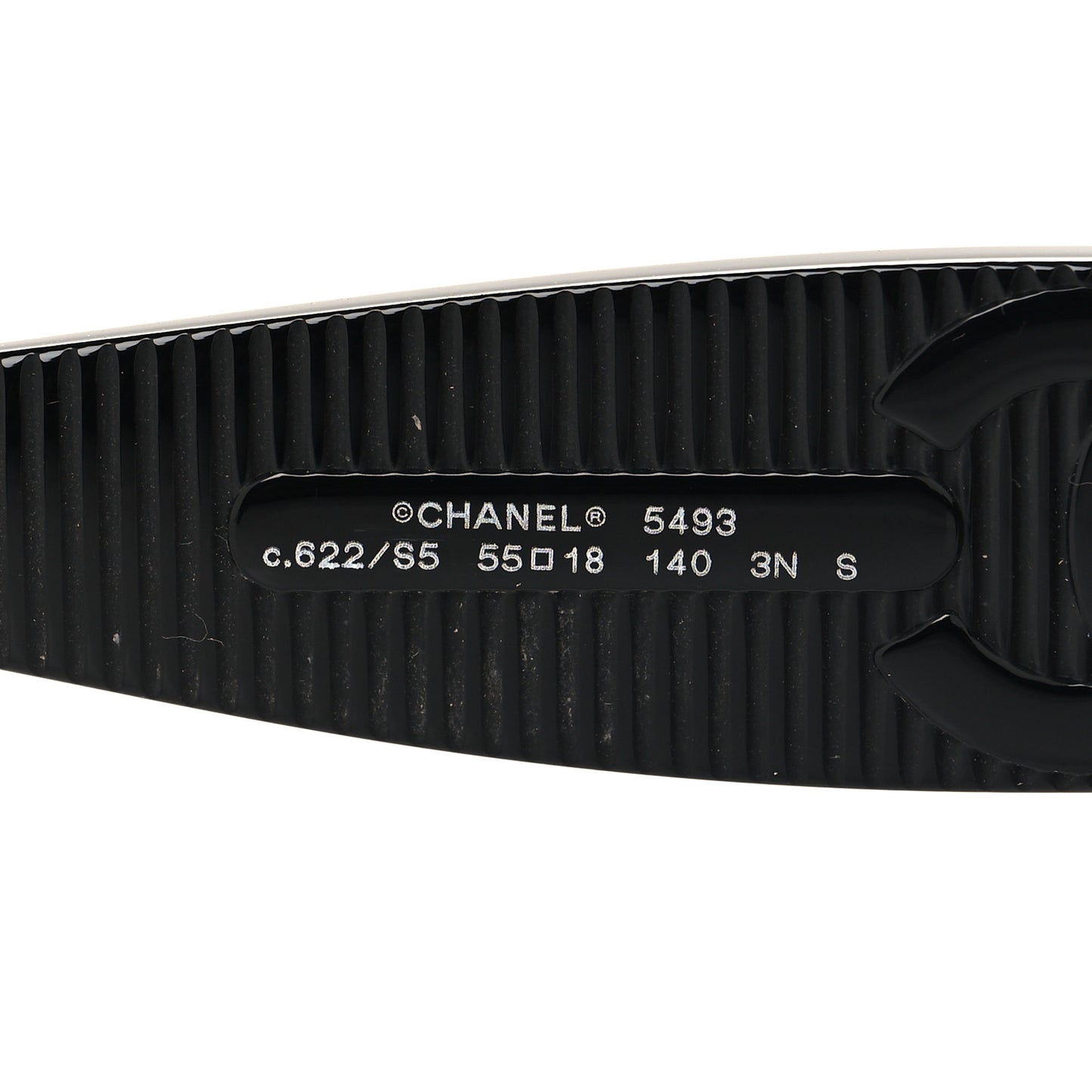 Acetate Rectangle Sunglasses 5493 Black