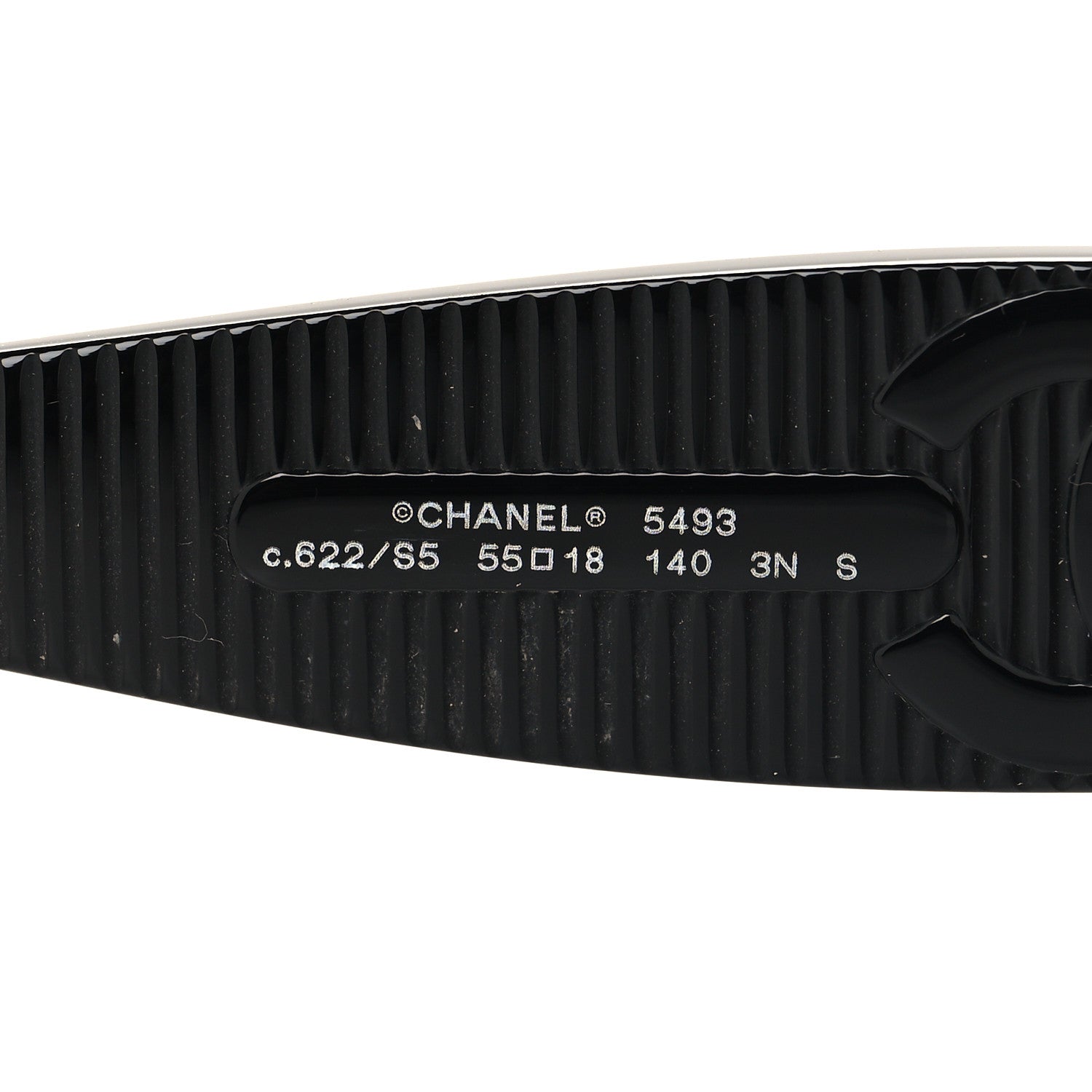 Chanel Acetate Rectangle Sunglasses 5493 Black 5 of 7