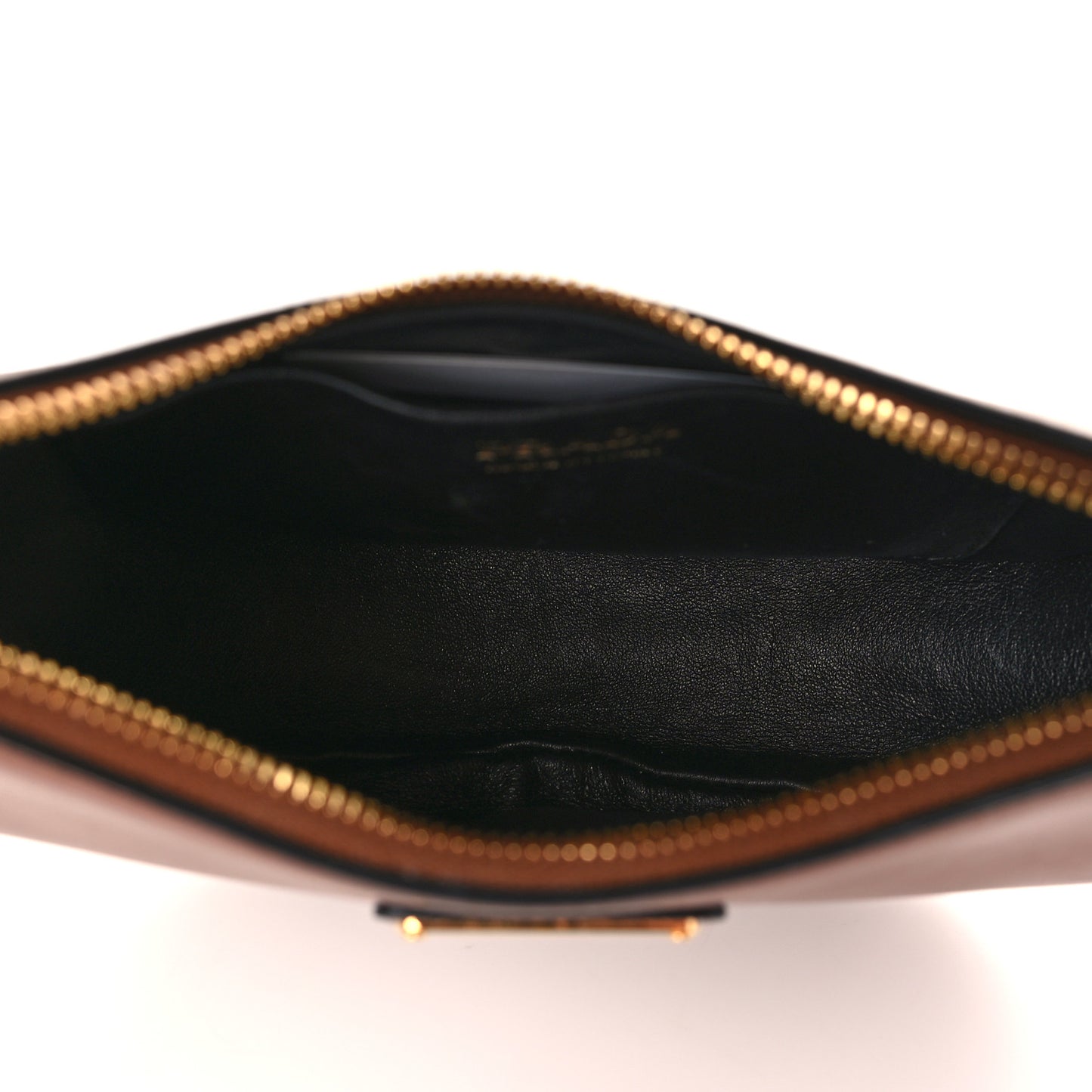 Soft Calfskin Arque Shoulder Bag Cognac