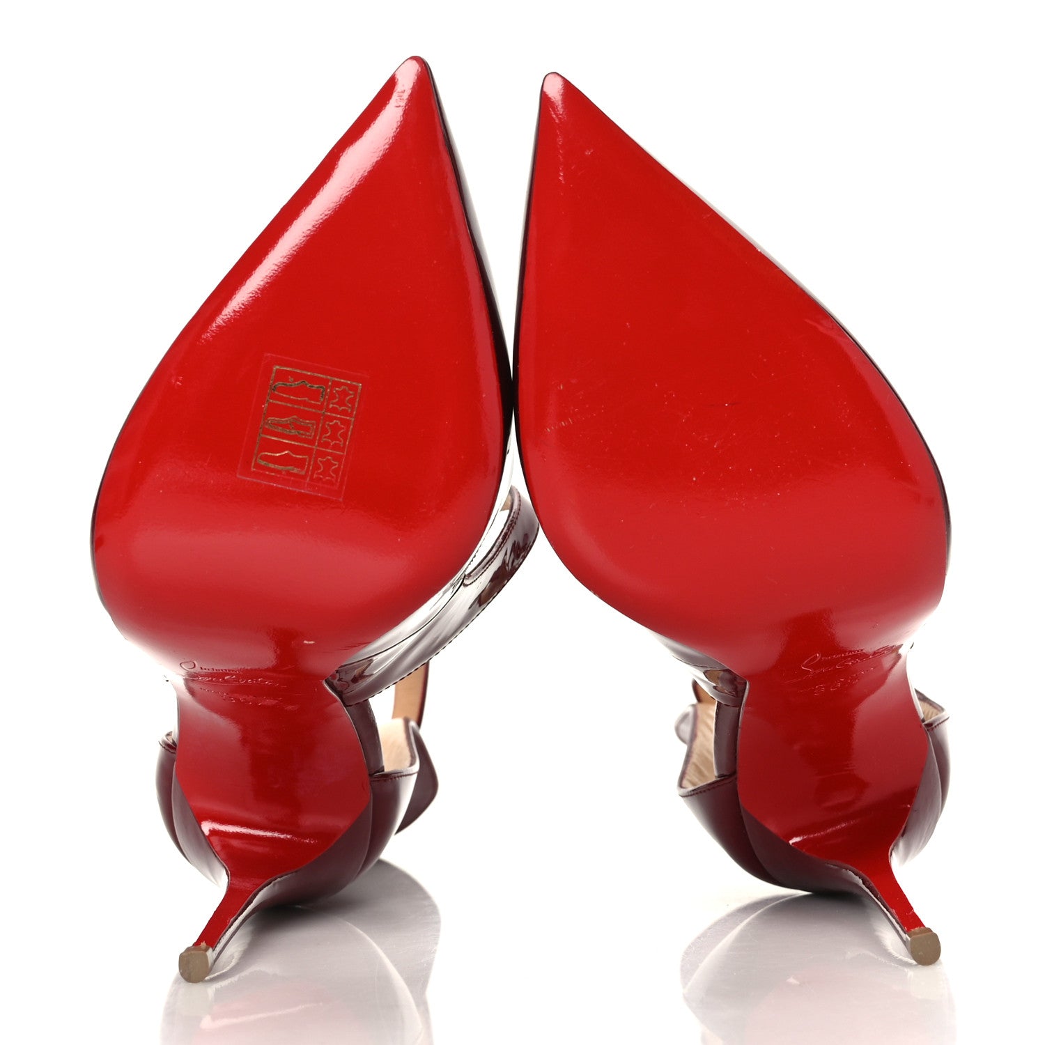Christian Louboutin Patent Marlenarock 100 Pumps 36.5 Carmin 7 of 7