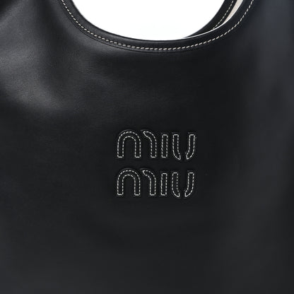 Miu Miu Nappa Ivy Bag Black 7 of 9