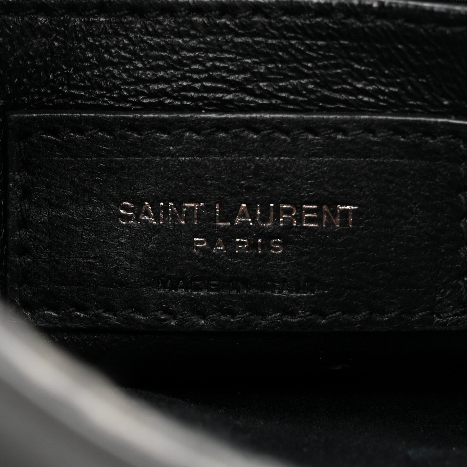 Saint Laurent Crinkled Calfskin Matelasse Monogram Baby Niki Chain Satchel Storm 6 of 12