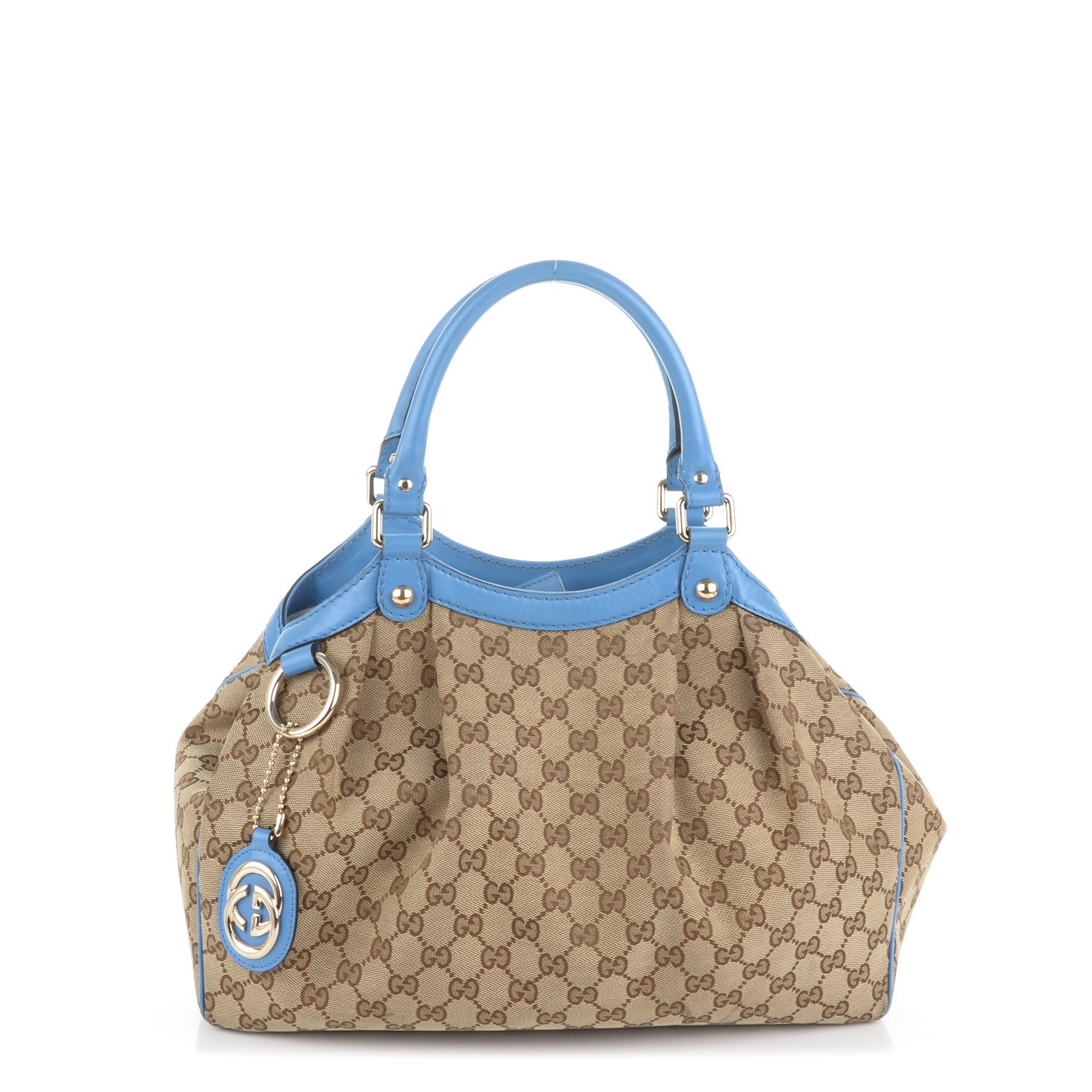 Gucci Monogram Medium Sukey Tote Blue 1 of 7