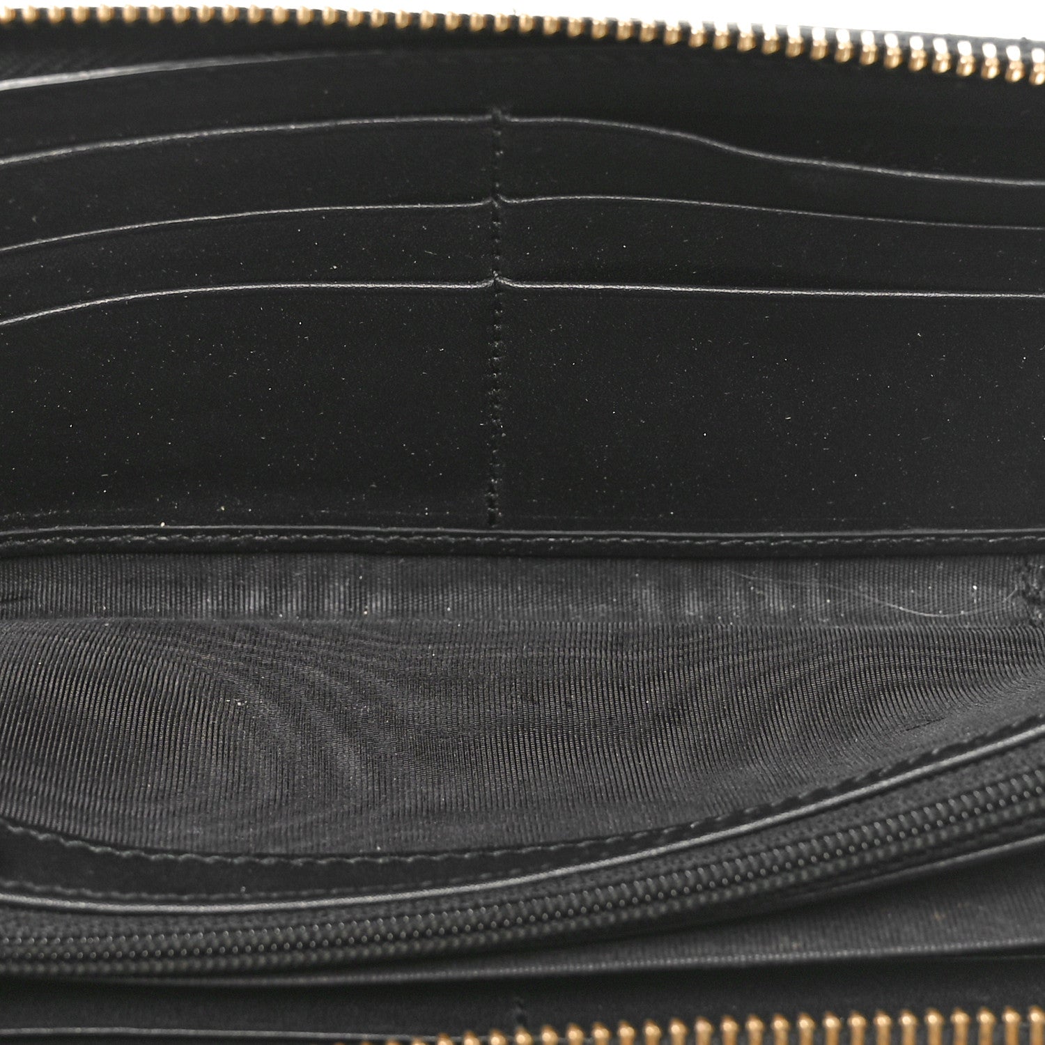 Gucci GG Supreme Monogram Bees Zip Around Wallet 5 of 10