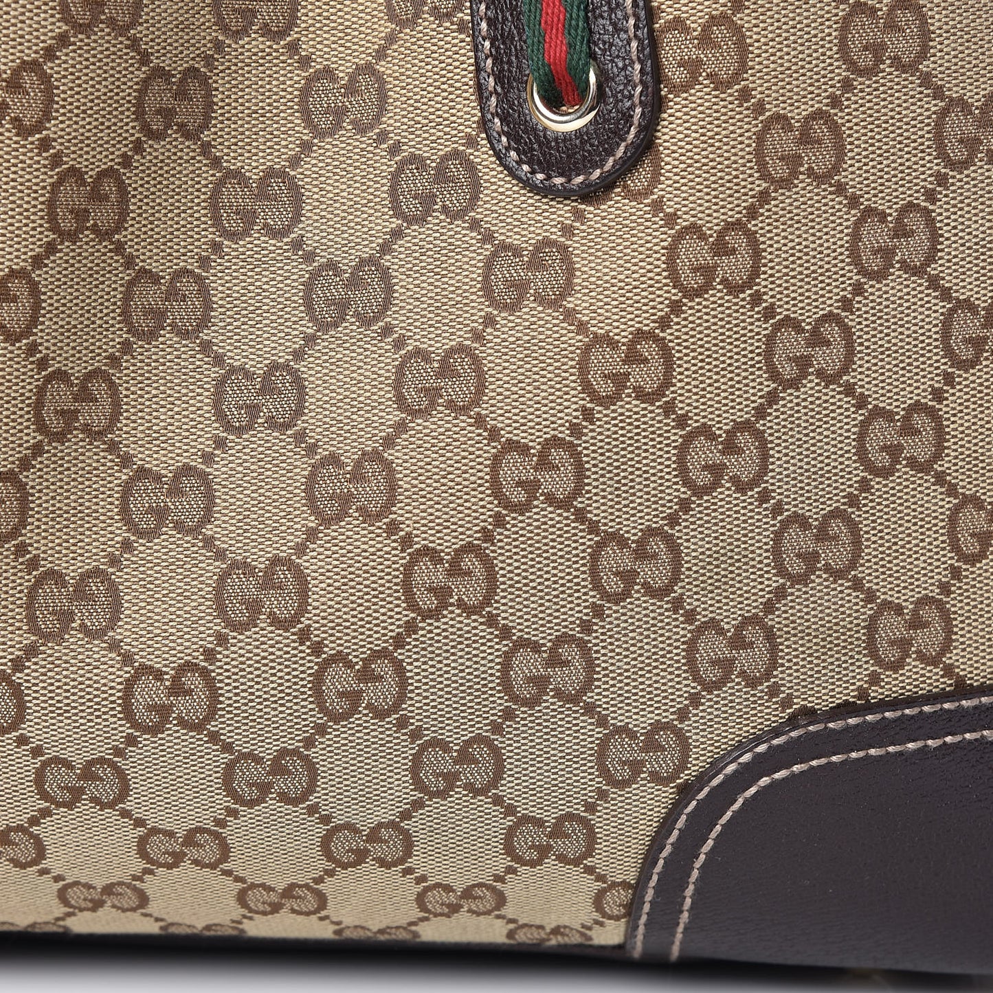 Monogram Medium Princy Tote Dark Brown