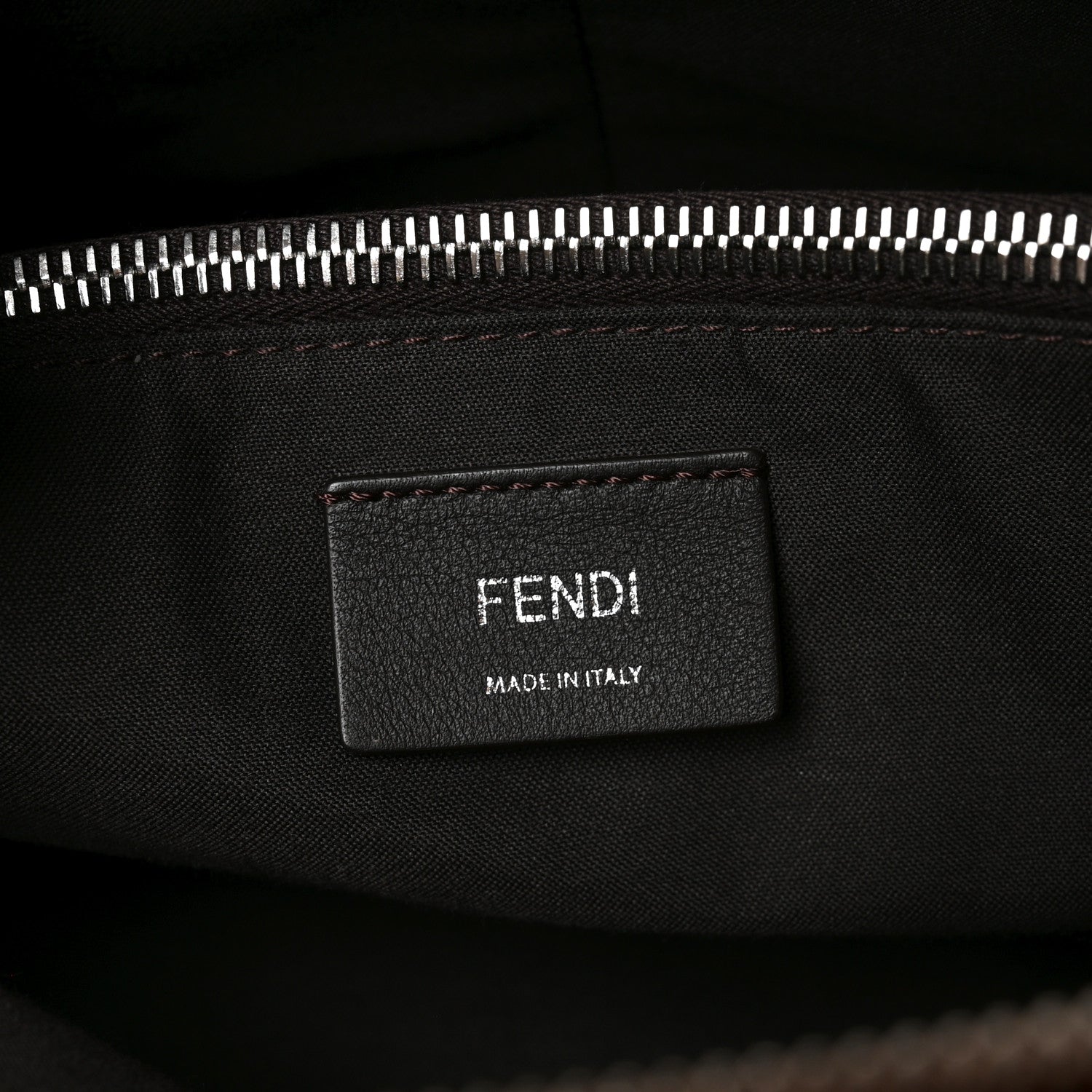 Fendi Vitello King Logo Embossed Medium By The Way Boston Bag Cuoio 6 of 10