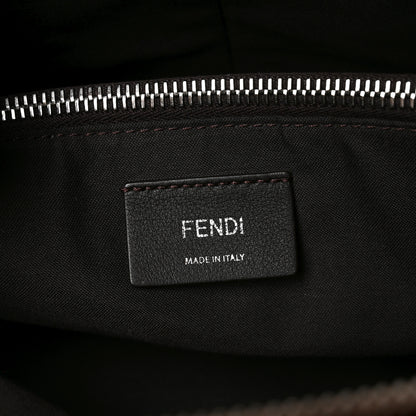 Fendi Vitello King Logo Embossed Medium By The Way Boston Bag Cuoio 6 of 10