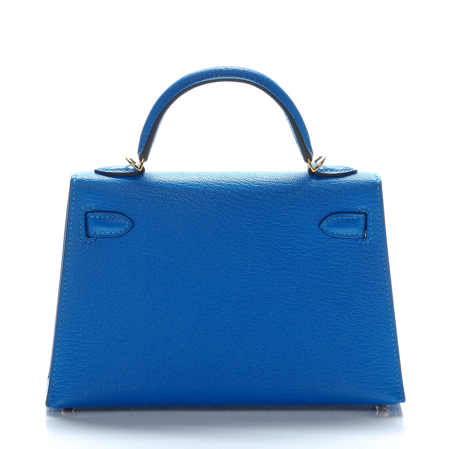 Hermes Chevre Mysore Mini Kelly Sellier 20 Bleu Hydra 4 of 22