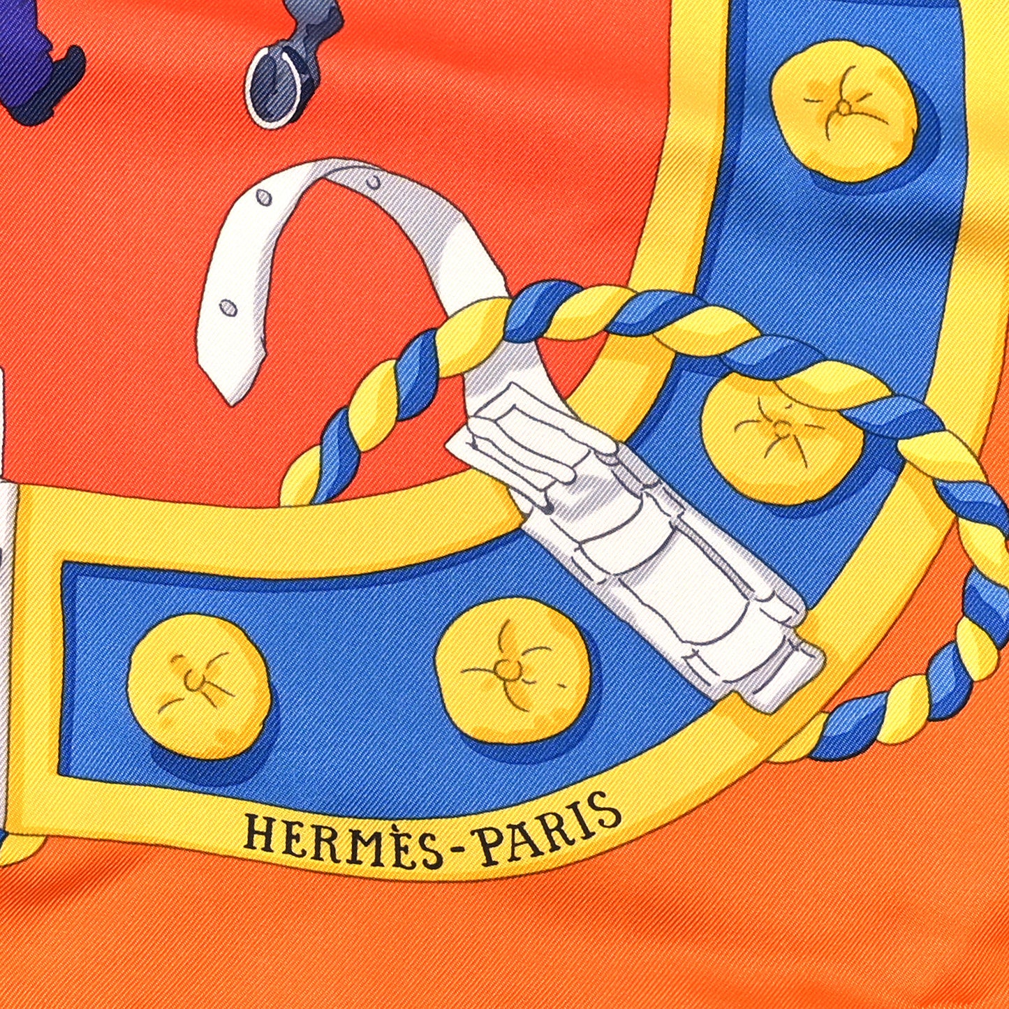 Silk Ronds De Marche Scarf 90