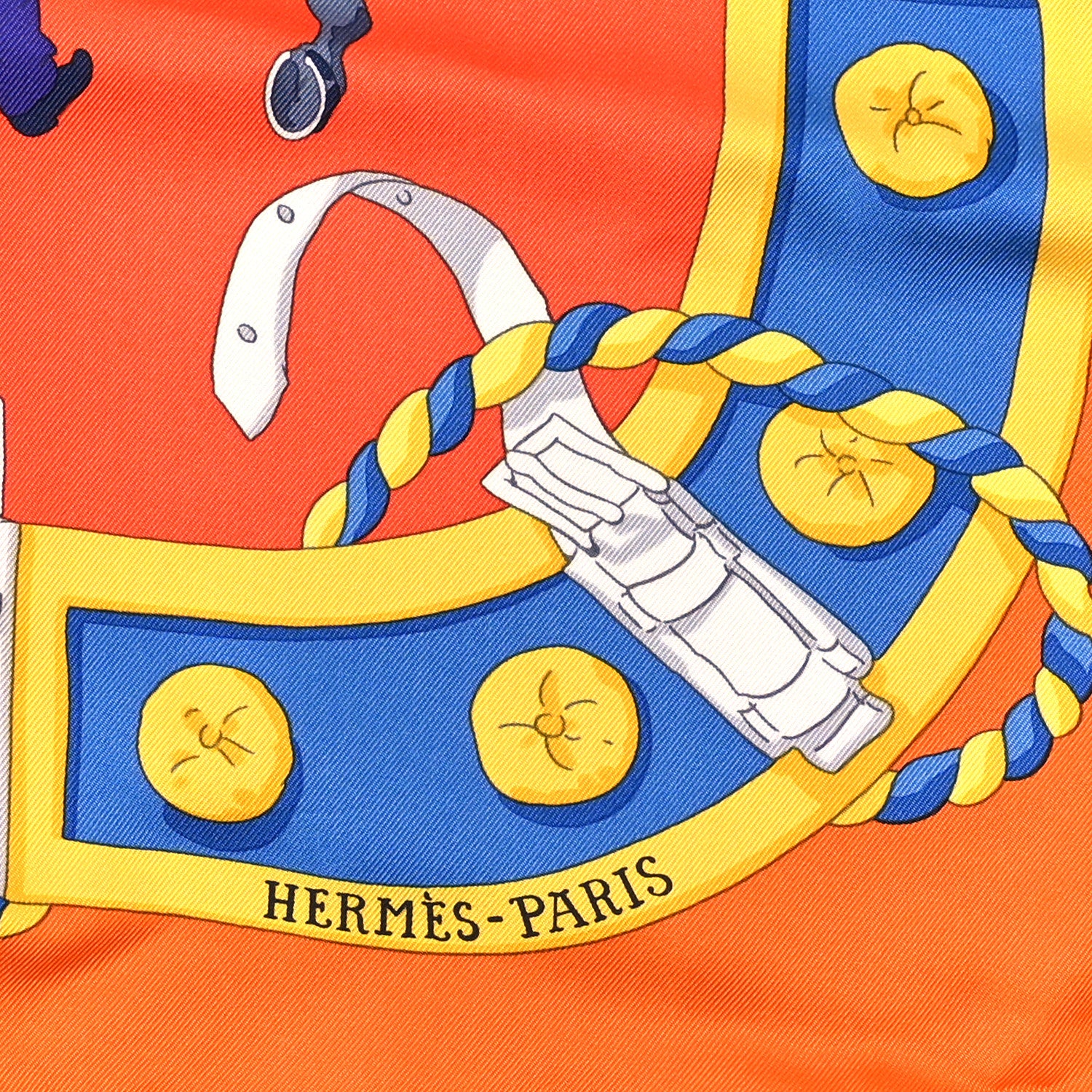 Hermes Silk Ronds De Marche Scarf 90 3 of 6