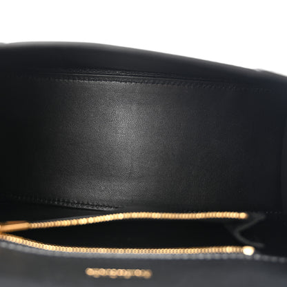 Balenciaga Shiny Box Calfskin Small Hourglass Top Handle Bag Black 5 of 10