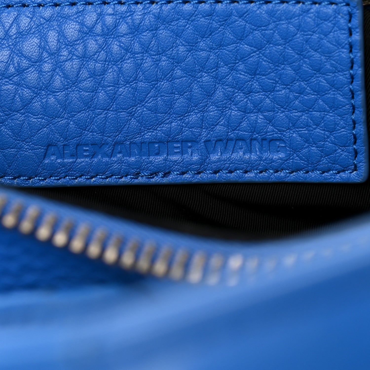 Alexander Wang Pebbled Lambskin Rockie Royal Blue 5 of 9
