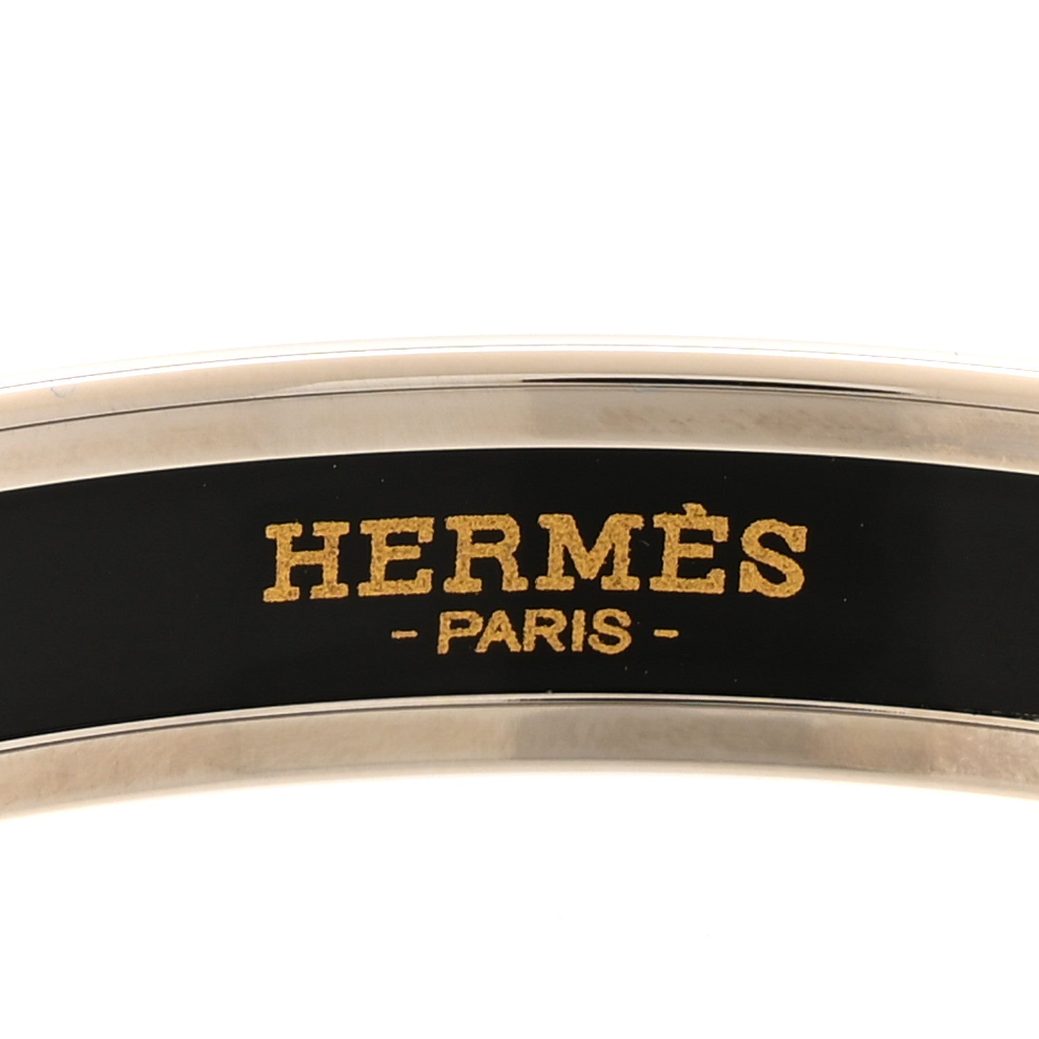 Hermes Enamel Printed Narrow Bracelet 70 Bleu 4 of 6