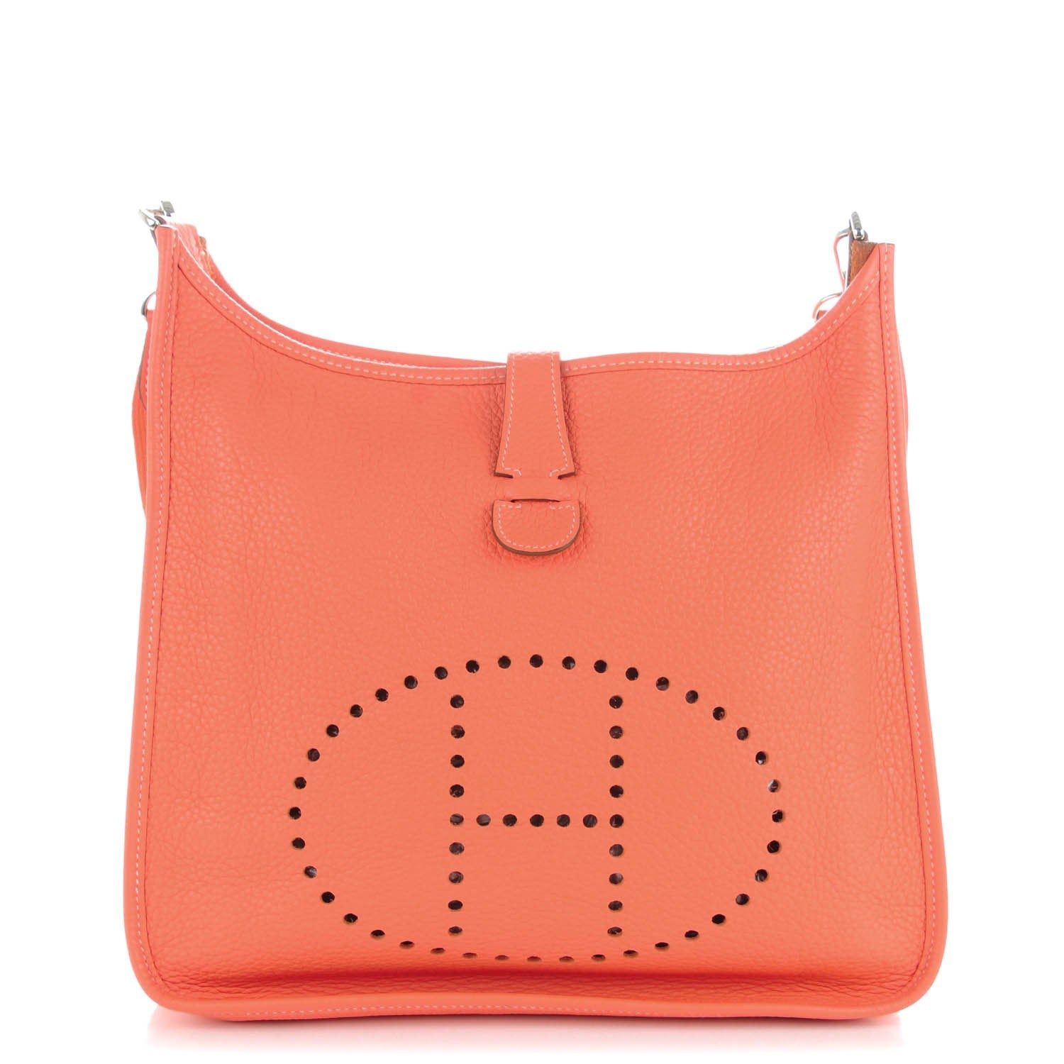 Hermes Taurillon Clemence Evelyne GM Crevette 1 of 15