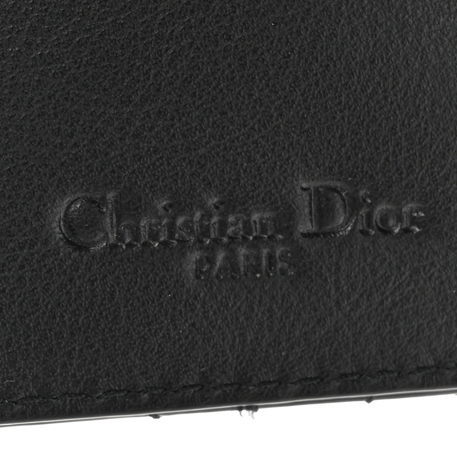 Christian Dior Patent Cannage Small Lady Dior Flap Card Holder Black 7 of 9