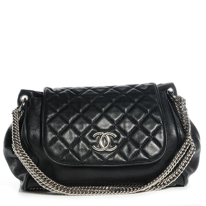 Chanel Lambskin Accordion Flap Black 1 of 7