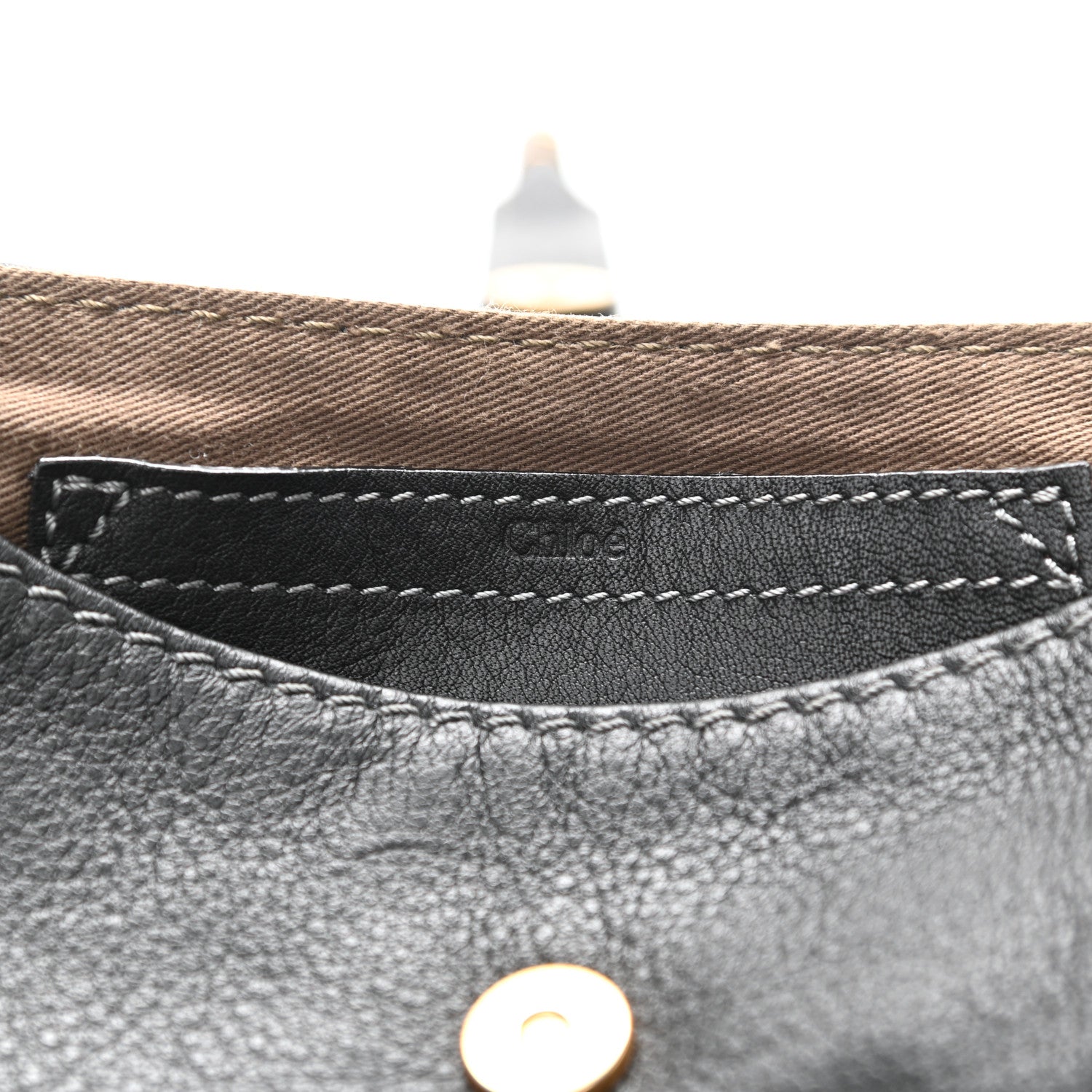 Chloe Calfskin Marcie Pochette Crossbody Bag Black 6 of 10
