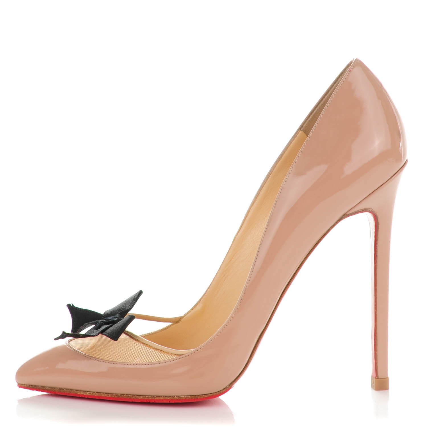 Christian Louboutin Patent Love Me 120 Pumps 39 Nude 1 of 8