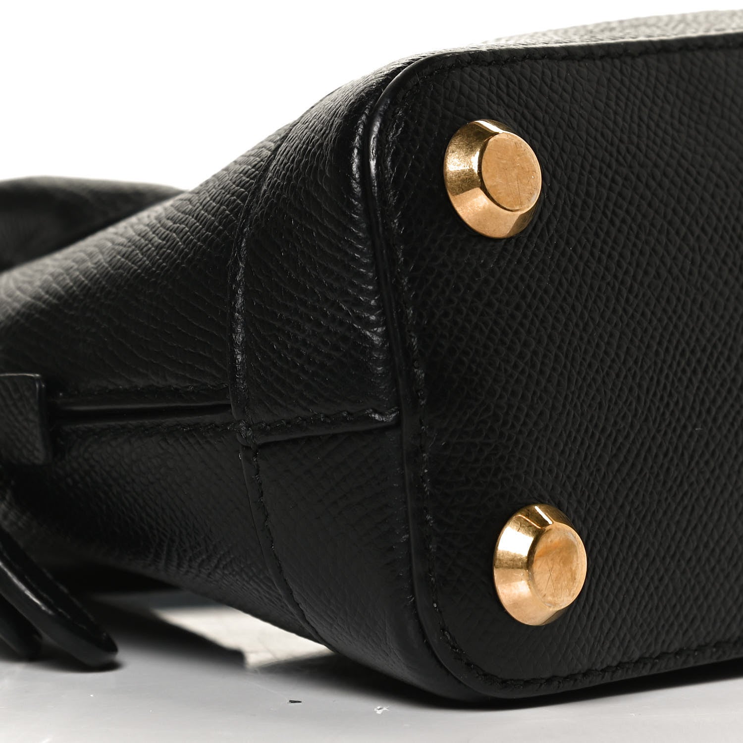 Balenciaga Signature Grained Calfskin XXS Ville Top Handle Bag Black White 8 of 13