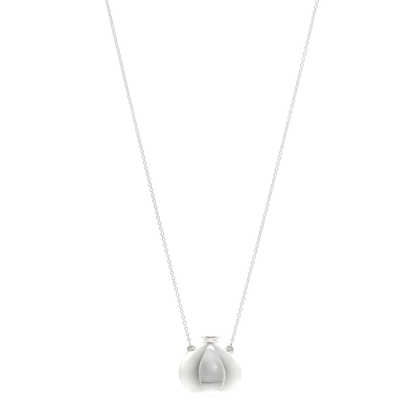 Sterling Silver Small Elsa Peretti Bottle Pendant Necklace