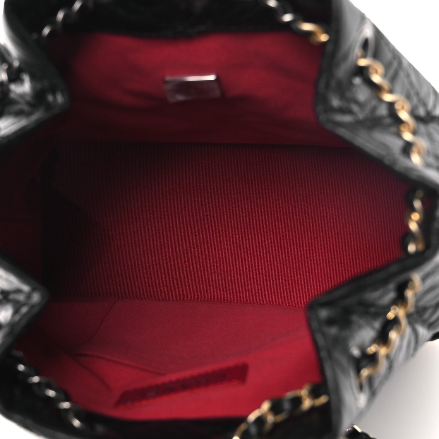 Chanel Aged Calfskin Quilted Small Gabrielle Backpack Black 4 of 9