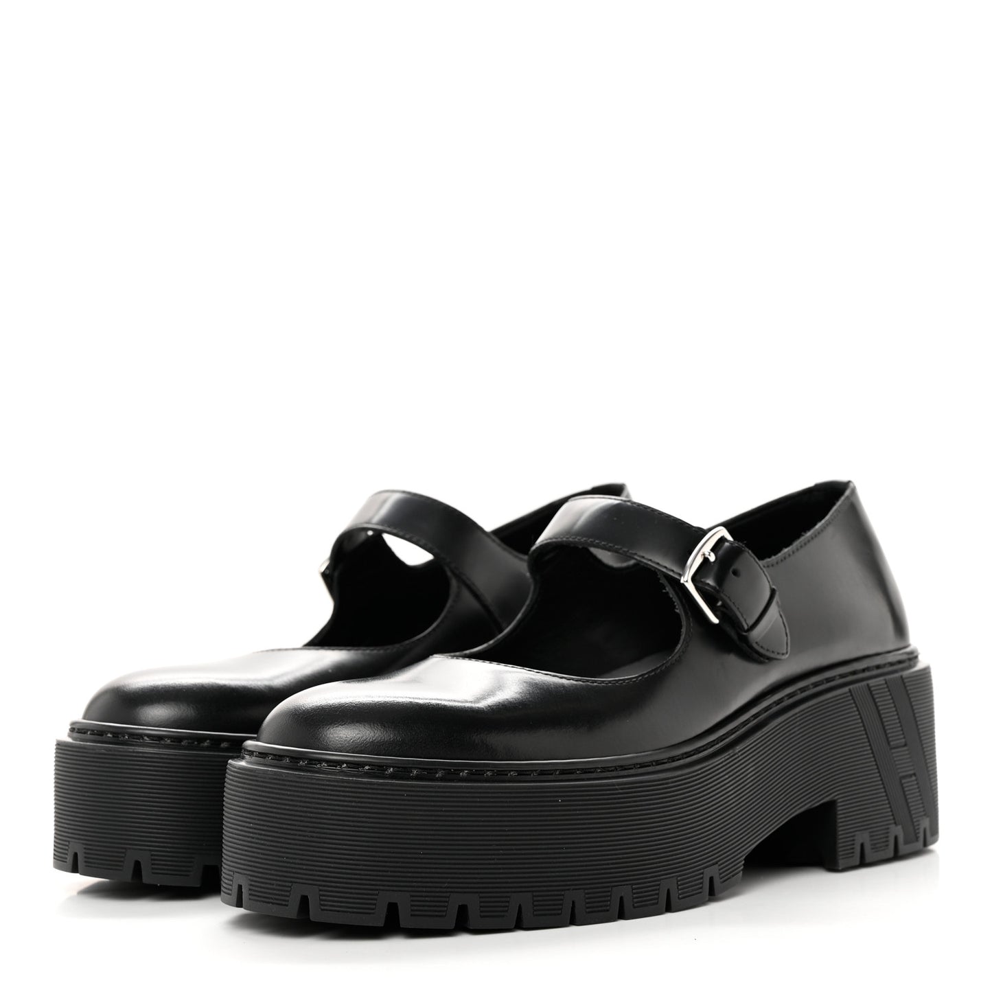 Glazed Calfskin Hoxton Oxford 37 Black