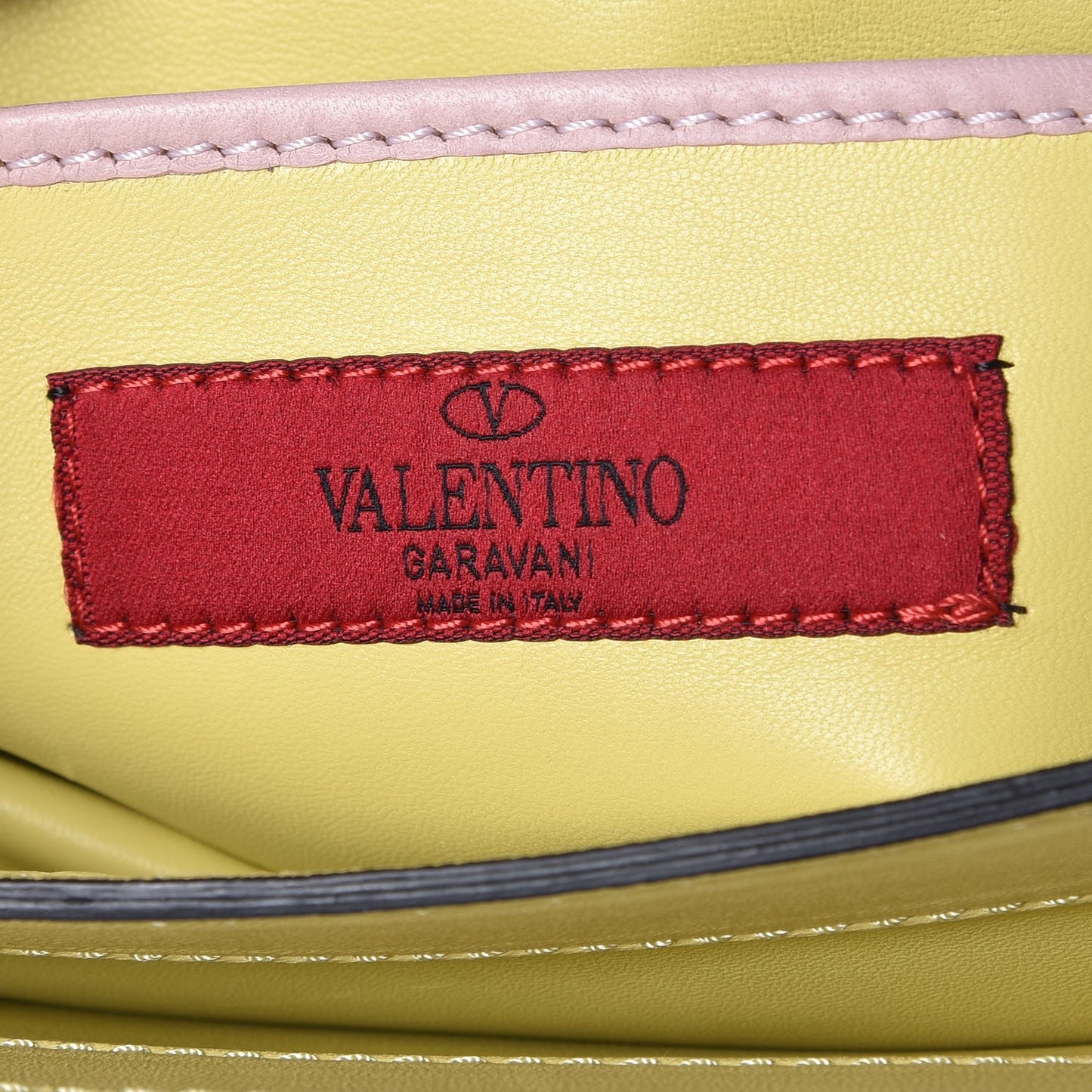 Calfskin Watercolor Va Va Voom Shoulder Bag Rose Green Yellow Sky