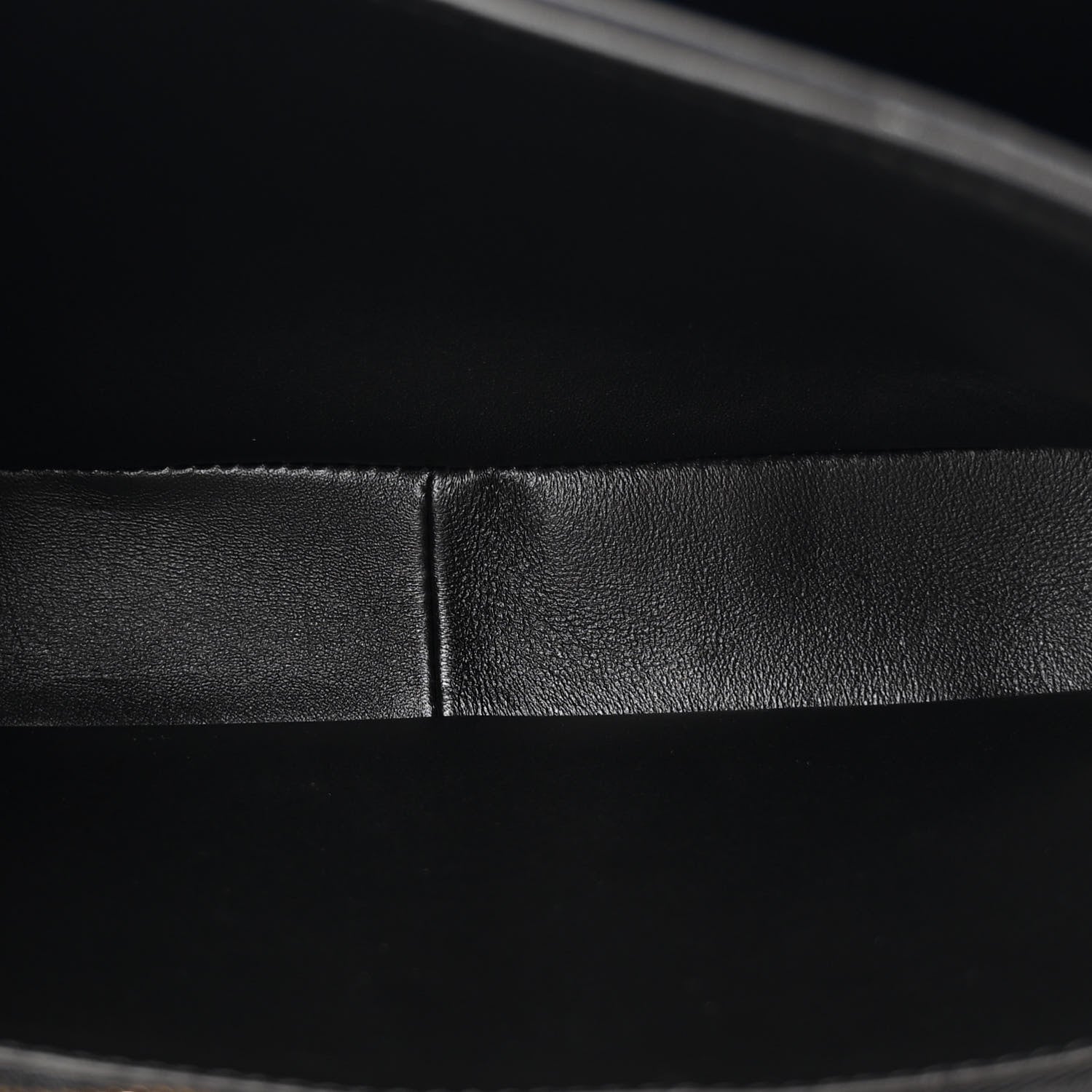 Celine Shiny Calfskin Medium Triomphe Black 5 of 11