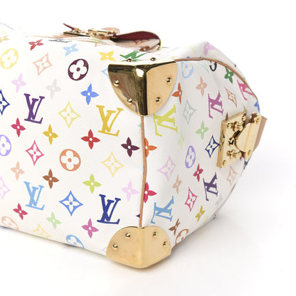 Louis Vuitton Monogram Multicolor Speedy 30 White 7 of 10