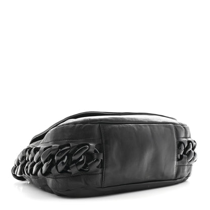 Chanel Calfskin Modern Chain Rhodoid Flap Black 4 of 10