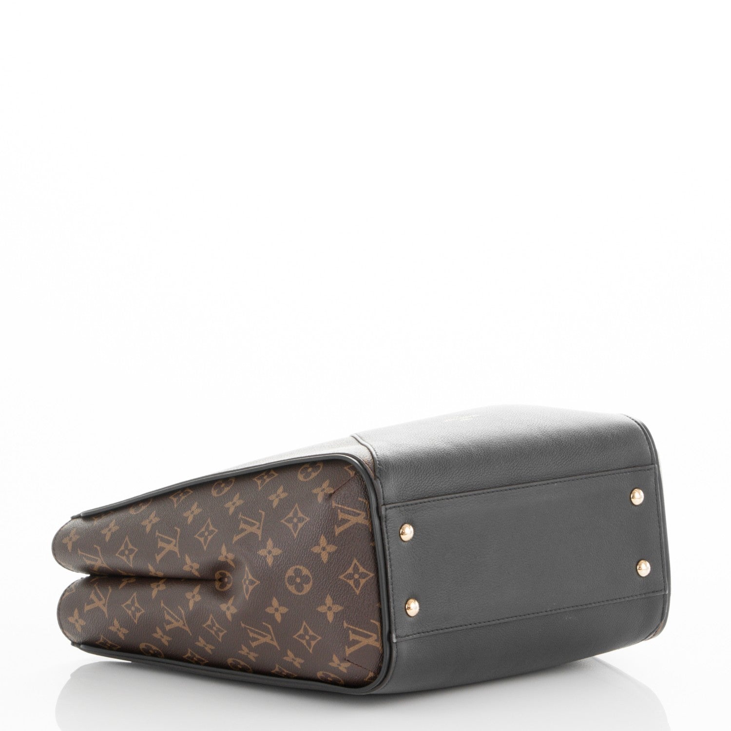Louis Vuitton Calfskin Monogram Kimono Tote Black 4 of 6