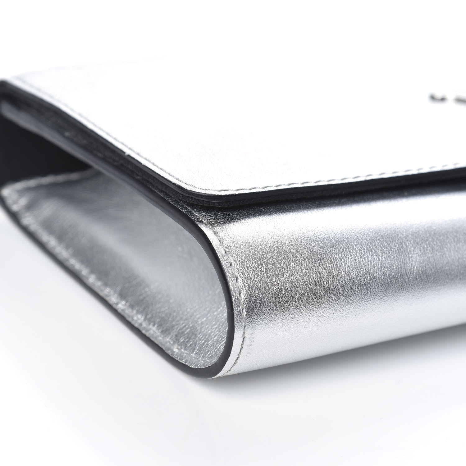 Louis Vuitton Calfskin Neo Sobe Louise EW Clutch Silver 7 of 10