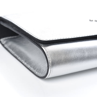 Louis Vuitton Calfskin Neo Sobe Louise EW Clutch Silver 7 of 10