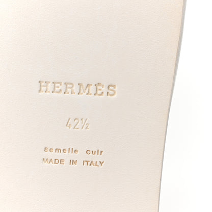 Hermes Epsom Mens Izmir Sandals 42.5 Ocean 7 of 10