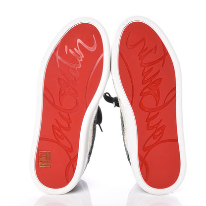 Christian Louboutin Calfskin Mesh Mens Aurelien Flat Sneakers 40 Multi 5 of 8