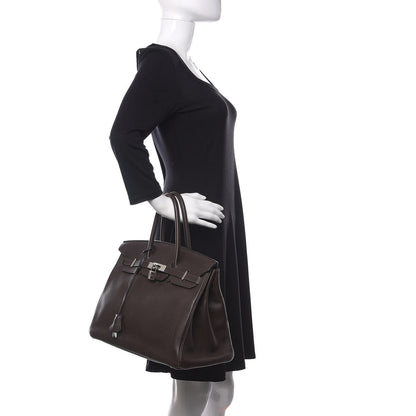 Hermes Togo Birkin 35 Chocolate 2 of 16