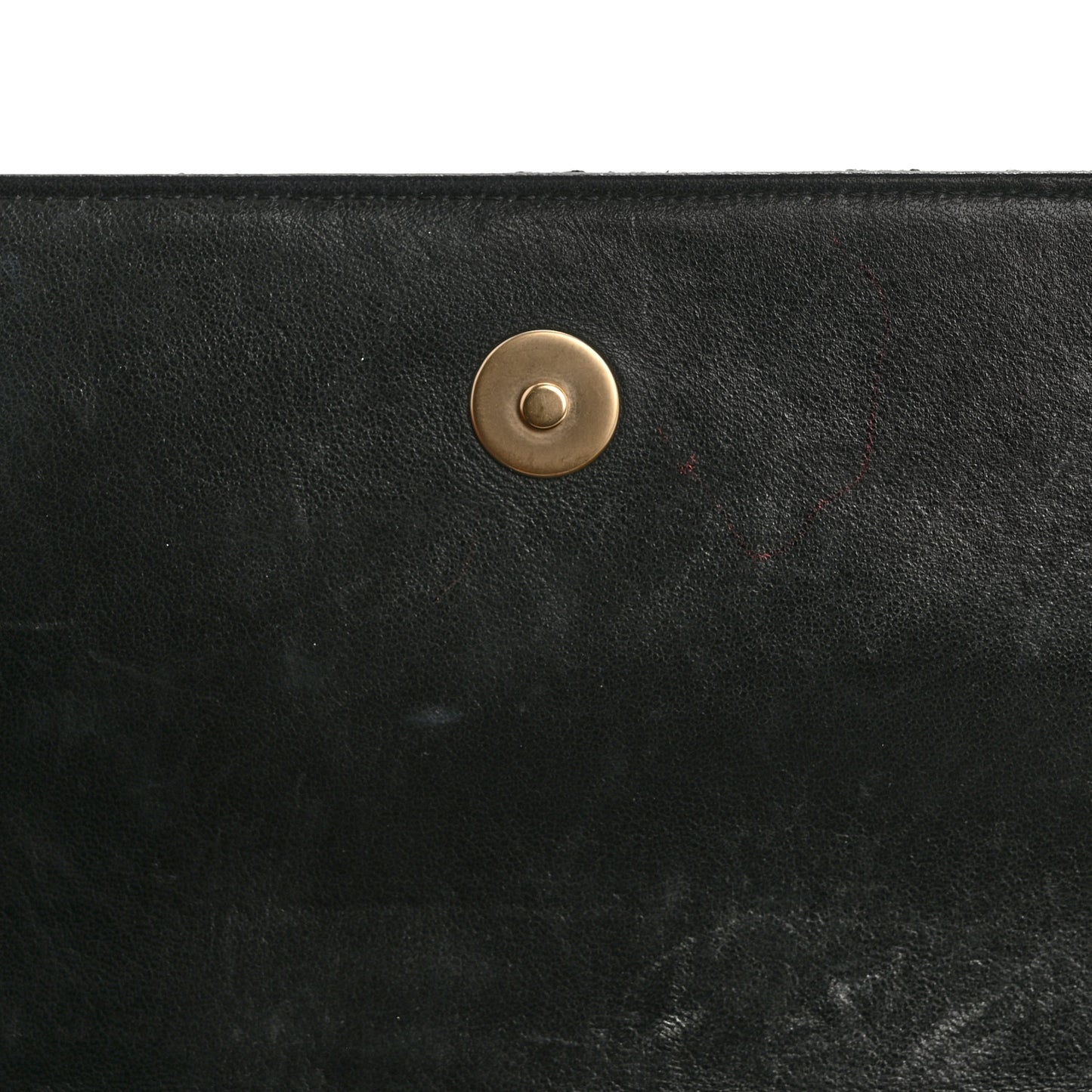 Metallic Tweed Quilted Clutch Black Gold