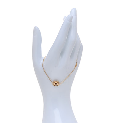 Christian Dior 18K Rose Gold Diamond Pink Opal Rose Des Vents Bracelet 2 of 6