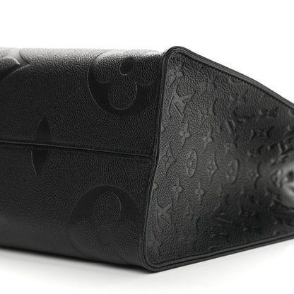 Louis Vuitton Empreinte Monogram Giant Onthego MM Black 7 of 8