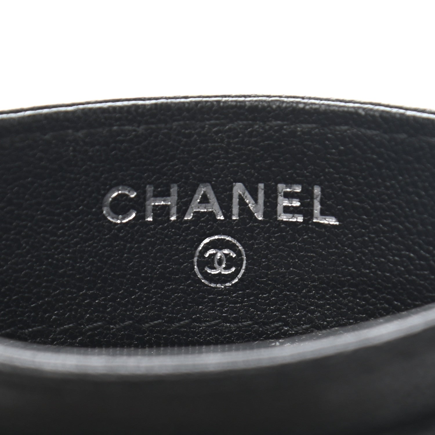 Chanel Sheepskin Chevron Quilted Reissue Card Holder So Black 6 of 10