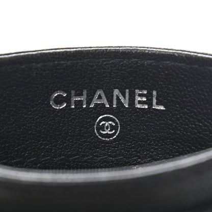 Chanel Sheepskin Chevron Quilted Reissue Card Holder So Black 6 of 10