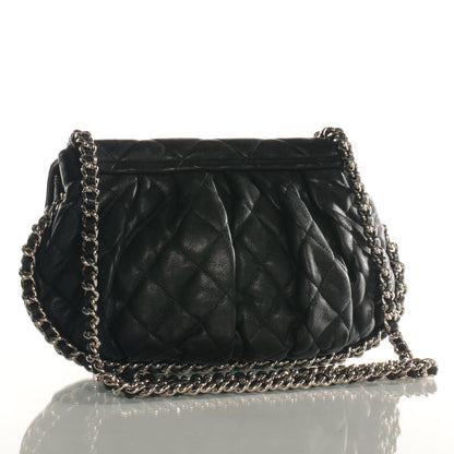 Chanel Lambskin Chain Around Medium Messenger Bag Black 3 of 8